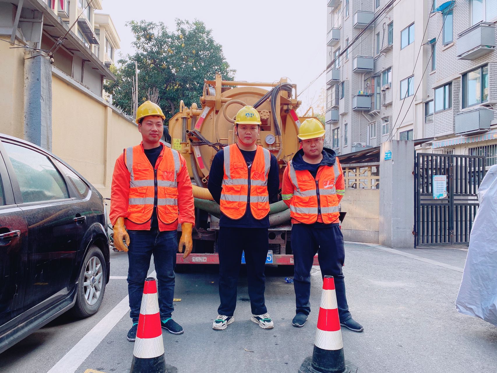 金山花苑南京某小区管道清淤检测施工